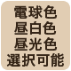 電球色、昼白色、昼光色から選択して購入