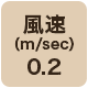 風速0.2m