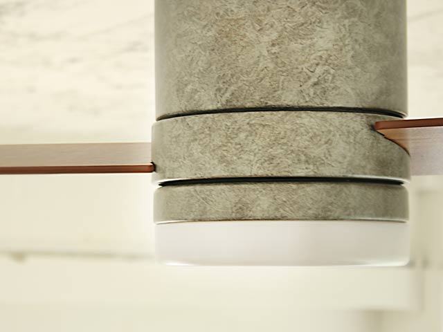 JE-CF005M-GY,JAVALO ELF Modern Collection 2blades style  LED 調光 昼白色 1灯 薄型 軽量 Life on Products(ライフオンプロダクツ)製シーリングファンライト