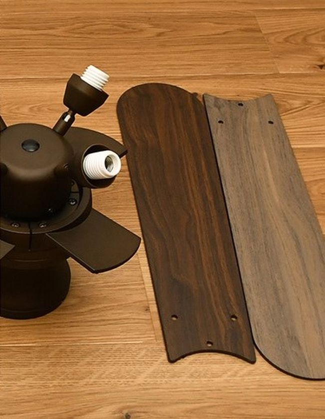 JE-CF014BR + LED133WW / LED133CWF,JAVALO ELF Modern Collection LED 電球色/昼白色 4灯 軽量 Life on Products(ライフオンプロダクツ)製シーリングファンライト