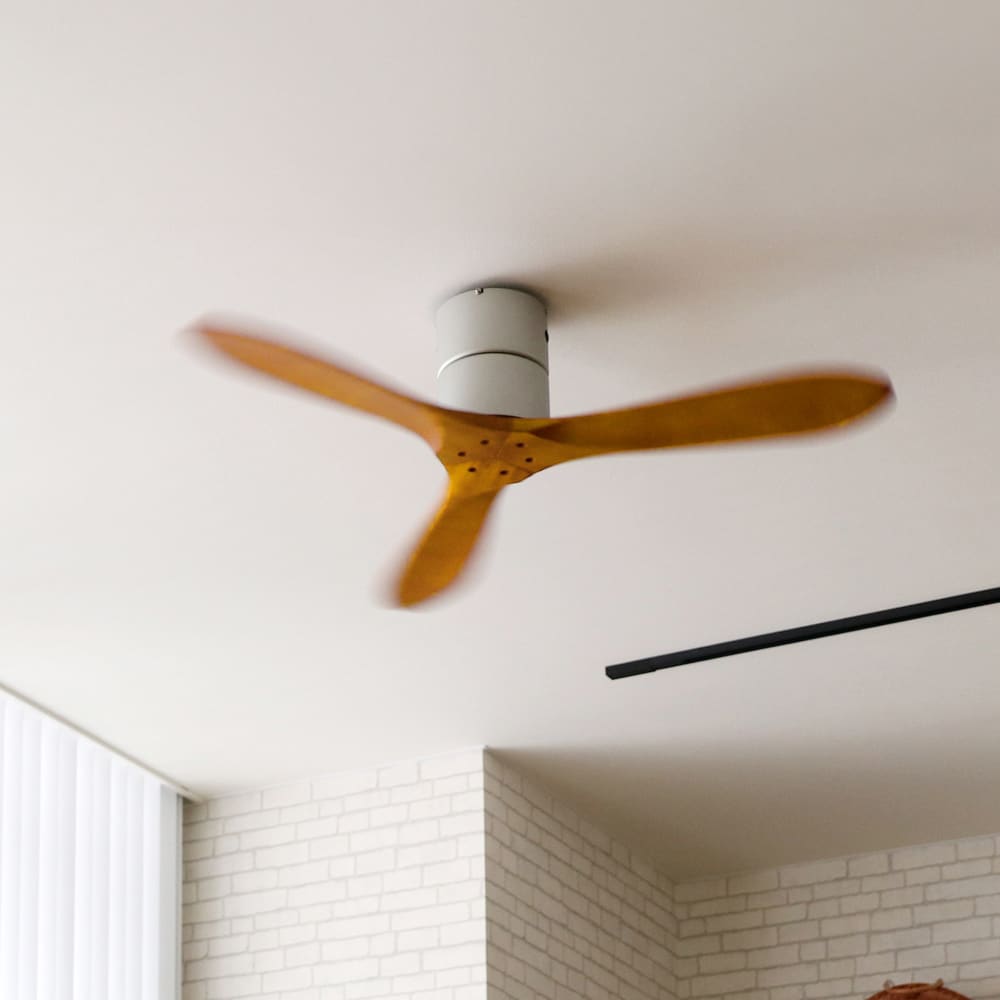 JE-CF025D,JAVALO ELF Modern Collection DCモーター REAL wood blades  大風量 軽量 Life on Products(ライフオンプロダクツ)製シーリングファン