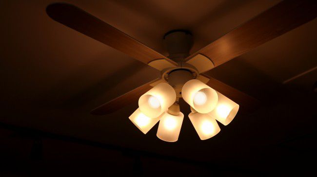 JE-CF015BR + LED133WW / LED133CWF,JAVALO ELF Modern Collection LED 電球色/昼白色 6灯 軽量 Life on Products(ライフオンプロダクツ)製シーリングファンライト