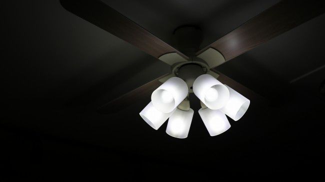 JE-CF015BR + LED133WW / LED133CWF,JAVALO ELF Modern Collection LED 電球色/昼白色 6灯 軽量 Life on Products(ライフオンプロダクツ)製シーリングファンライト