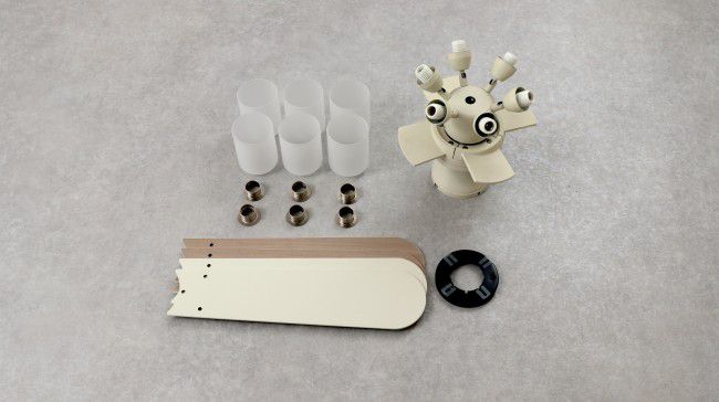 LED 電球色/昼白色 6灯 軽量 JAVALO ELF Modern Collection ライフオン