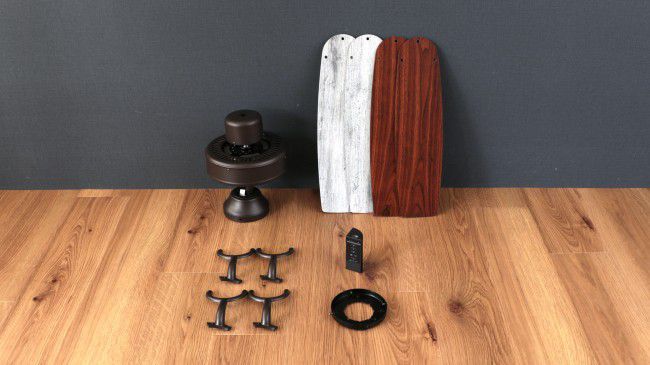 JE-CF026,JAVALO ELF VINTAGE（ヴィンテージ）Collection  傾斜対応 軽量 Life on Products(ライフオンプロダクツ)製シーリングファン