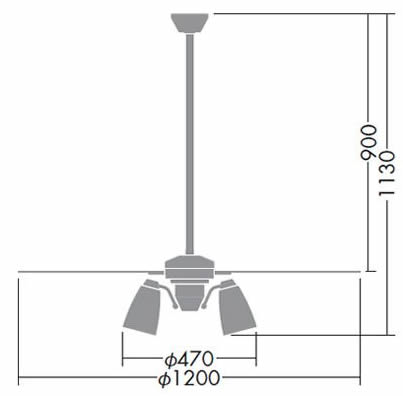 DP-38029 + DP-37446L + DP-37591 DAIKO(ダイコー)製シーリングファンライト【生産終了品】