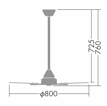 DP-38024E + DP-37651 DAIKO(ダイコー)製シーリングファン【生産終了品】