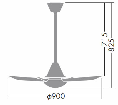 DP-37447 + DP-37449 DAIKO(ダイコー)製シーリングファン【生産終了品】