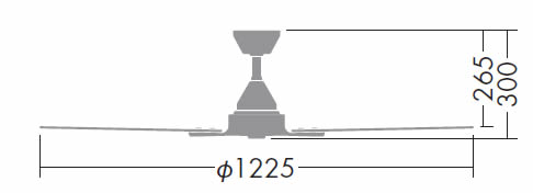 DP-38025E DAIKO(ダイコー)製シーリングファン【生産終了品】