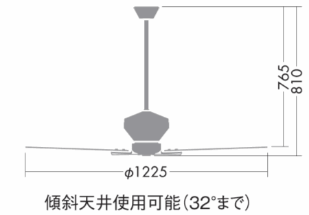 DP-40330Y + DP-37651,[上部発光タイプ] DAIKO(ダイコー)製シーリングファン【生産終了品】
