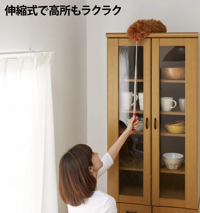 ハタッキー,のびのびモップ　ハタッキー シンワ製シーリングファン オプション単体