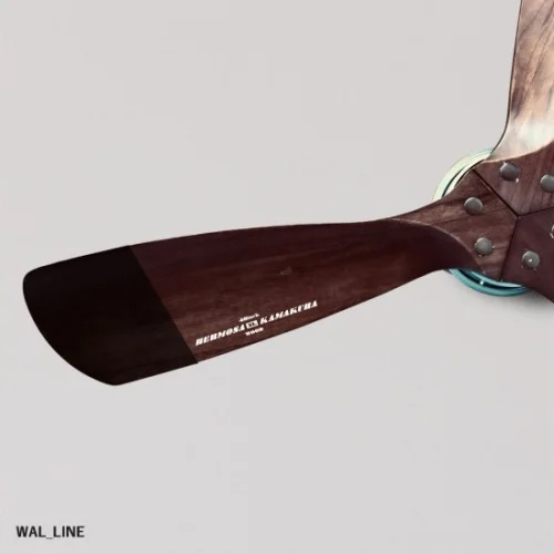 CF-005DCWALL,BASQUE(バスク) CEILING FAN WAL/BKACK 軽量 HERMOSA(ハモサ)製シーリングファン