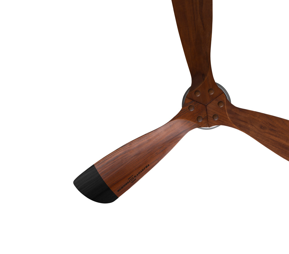 CF-005DCWALL,BASQUE(バスク) CEILING FAN WAL/BKACK 軽量 HERMOSA(ハモサ)製シーリングファン