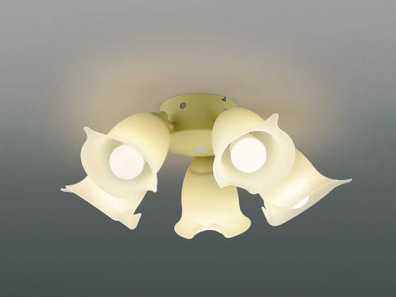 AA43200L / AA43200L(N),5灯灯具単体 KOIZUMI(コイズミ)製シーリングファン オプション単体【生産終了品】