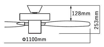 AM40383E 大風量 軽量 KOIZUMI(コイズミ)製シーリングファン