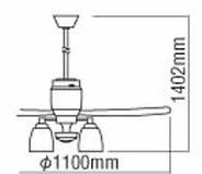 AEE595029 + AAE590180 + AE-91156 + AEE590184 KOIZUMI(コイズミ)製シーリングファンライト【生産終了品】