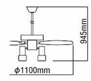AEE695071 + AA35170L + AEE590057 + AEE690110 KOIZUMI(コイズミ)製シーリングファンライト【生産終了品】