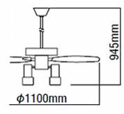 AEE695073 + AA35171L + AEE590132 + AEE690110 KOIZUMI(コイズミ)製シーリングファンライト【生産終了品】