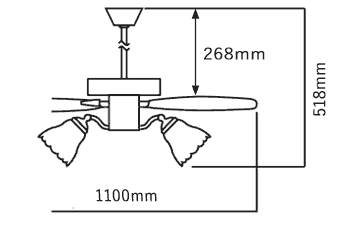 AM40384E + AA40379L KOIZUMI(コイズミ)製シーリングファンライト【生産終了品】