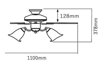 AM40383E + AA40379L + AE40392E KOIZUMI(コイズミ)製シーリングファンライト【生産終了品】