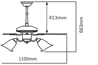 AM40384E + AA40379L + AE40389E + AE40392E KOIZUMI(コイズミ)製シーリングファンライト【生産終了品】