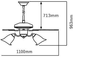 AM40384E + AA40380L + AEE590128 + AE40392E KOIZUMI(コイズミ)製シーリングファンライト【生産終了品】