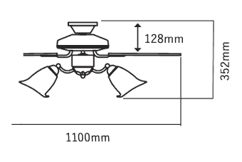 AM40383E + AA43197L / AA43197L(N) + AE40392E,羽根変更モデル(デザイン：ラタン柄) 大風量 LED 電球色/昼白色 4灯 KOIZUMI(コイズミ)製シーリングファンライト