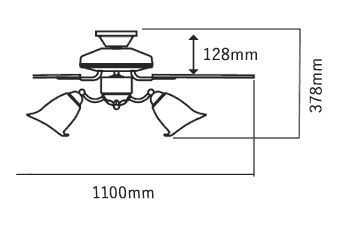 AM40383E + AA43198L / AA43198L(N) + AE40392E,羽根デザイン(ラタン柄) KOIZUMI(コイズミ)製シーリングファンライト【生産終了品】