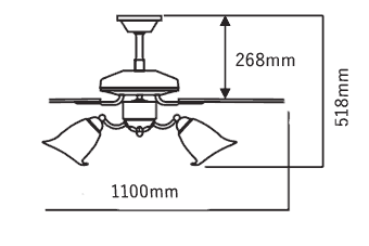 AM40384E + AA43199L / AA43199L(N) + AE40392E,羽根デザイン(ラタン柄) KOIZUMI(コイズミ)製シーリングファンライト【生産終了品】