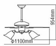AEE695077 + AAN690117 + AEE590240 + LED133WW / LED133CWF KOIZUMI(コイズミ)製シーリングファンライト【生産終了品】