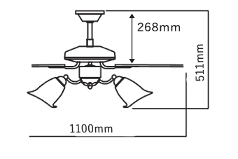 AM40386E + AA40381L KOIZUMI(コイズミ)製シーリングファンライト【生産終了品】