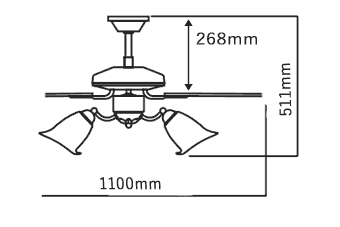 AM40386E + AA40382L KOIZUMI(コイズミ)製シーリングファンライト【生産終了品】