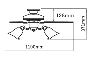 AM40385E + AA40382L + AE40392E KOIZUMI(コイズミ)製シーリングファンライト【生産終了品】