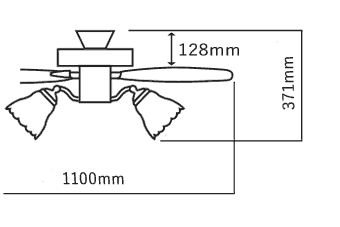 AM40385E + AA40381L + AE40393E KOIZUMI(コイズミ)製シーリングファンライト【生産終了品】