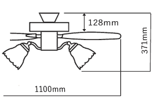 AM40385E + AA41905L / AA41905L(N) + AE40392E KOIZUMI(コイズミ)製シーリングファンライト【生産終了品】
