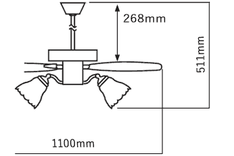 AM40386E + AA43200L / AA43200L(N) + AE40392E KOIZUMI(コイズミ)製シーリングファンライト【生産終了品】