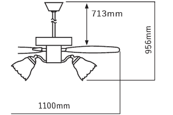 AM40386E + AA41905L / AA41905L(N) + AEE590240 + AE40392E KOIZUMI(コイズミ)製シーリングファンライト【生産終了品】