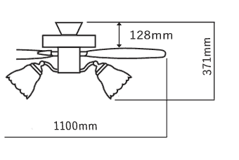 AM40385E + AA43201L / AA43201L(N) + AE40393E KOIZUMI(コイズミ)製シーリングファンライト【生産終了品】