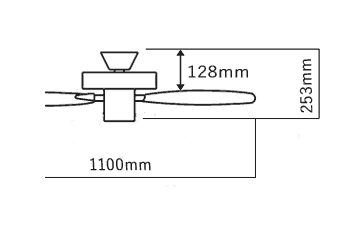 AM40385E + AE40393E KOIZUMI(コイズミ)製シーリングファン【生産終了品】