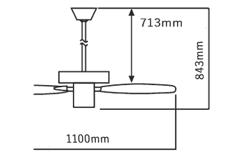 AM40386E + AEE590240 + AE40393E KOIZUMI(コイズミ)製シーリングファン【生産終了品】