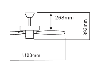 AM40386E 大風量 傾斜対応 軽量 KOIZUMI(コイズミ)製シーリングファン