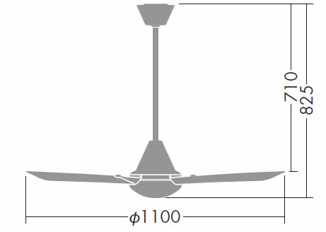 AEE695092 + AEE690172 大風量 傾斜対応 軽量 KOIZUMI(コイズミ)製シーリングファン