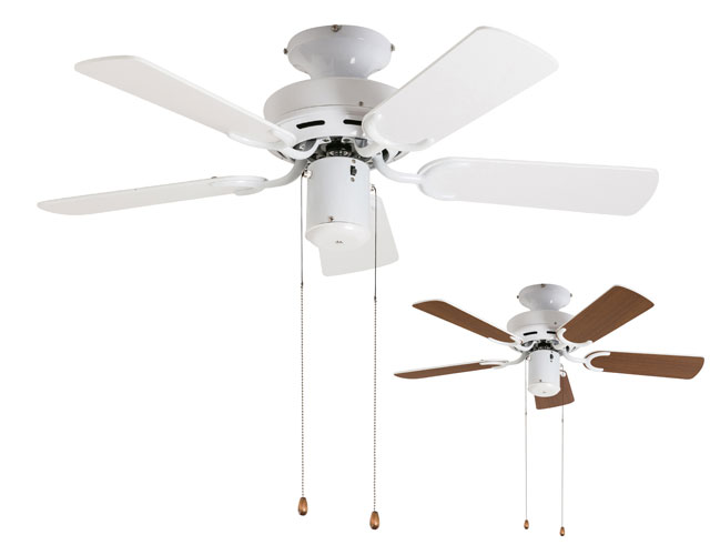 2WAY USE TRADITIONAL CEILING FAN LIGHT WH(002951)電球なし BRID(ブリッド)製シーリングファン【生産終了品】