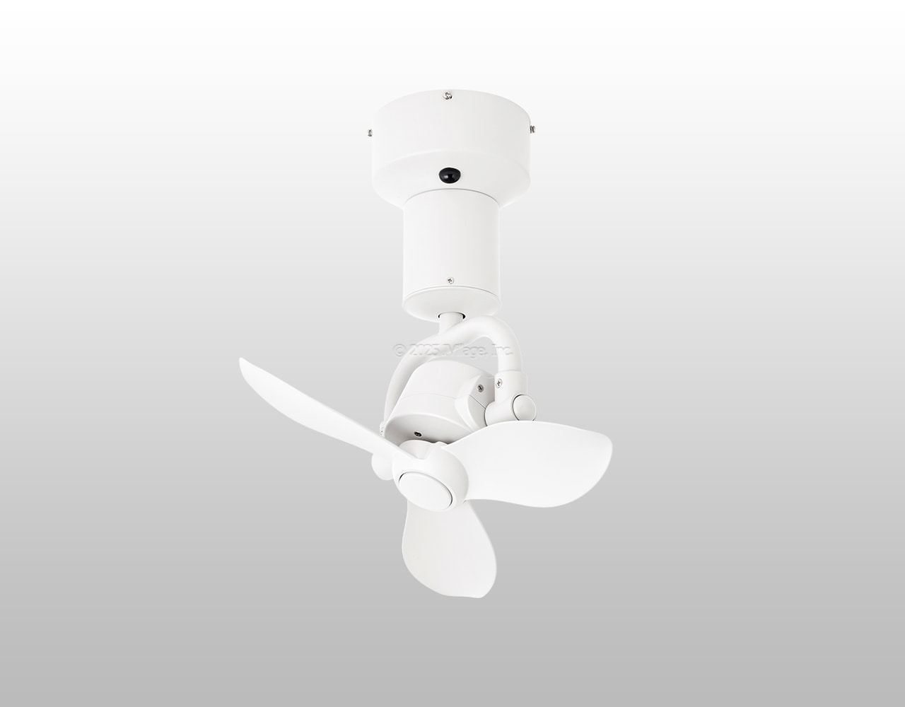 #341004(WH),3D CEILING FAN  小型 軽量 BRID(ブリッド)製シーリングファン