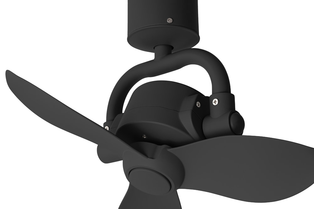 #341028(BK),3D CEILING FAN  小型 軽量 BRID(ブリッド)製シーリングファン