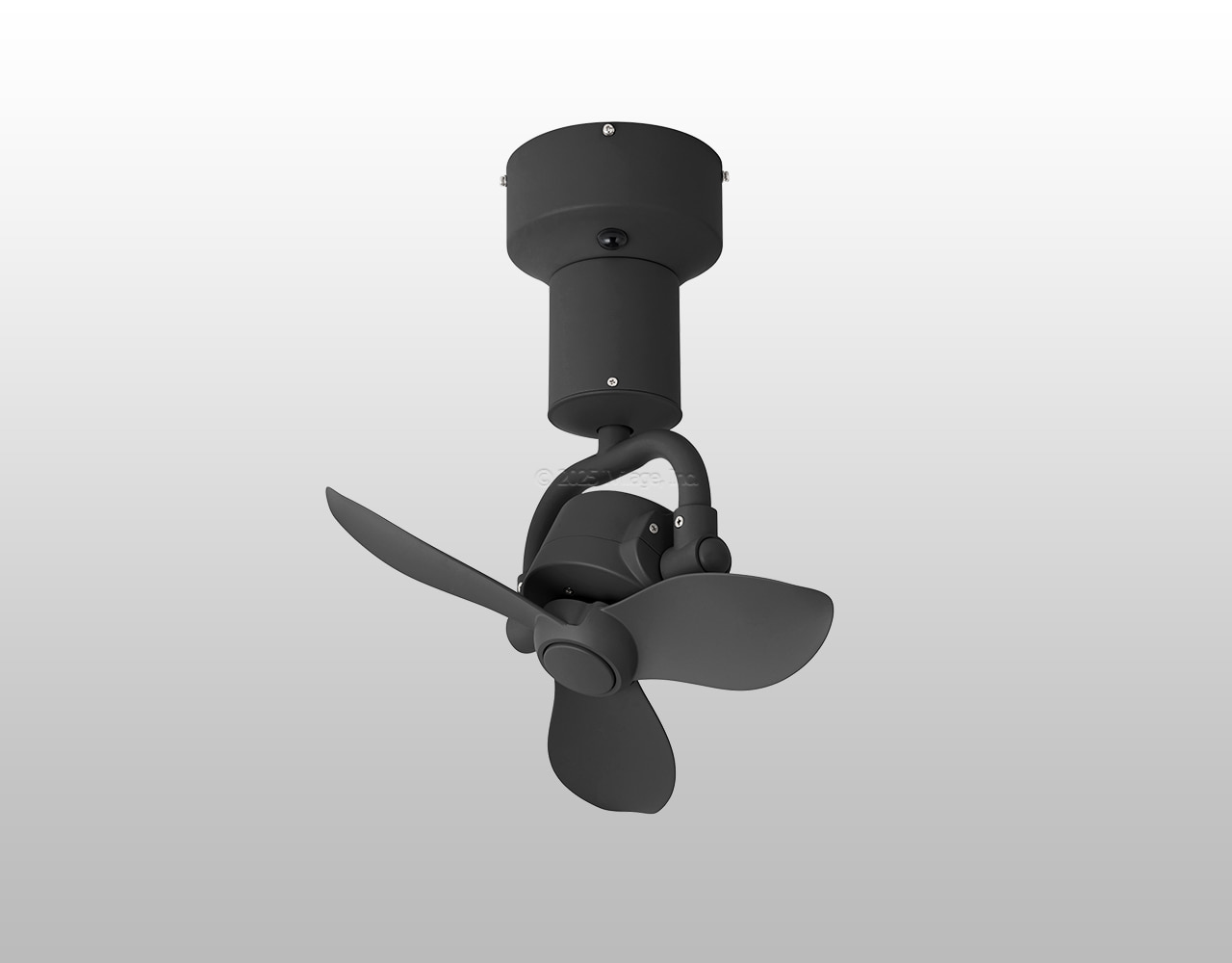 #341028(BK),3D CEILING FAN  小型 軽量 BRID(ブリッド)製シーリングファン
