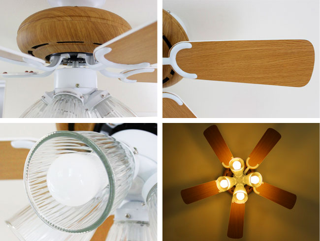 5 Blade ceiling fan 4 Light NT(002400)電球なし BRID 5 Blade ceiling fan 4 Light NT(002400)電球なし BRID