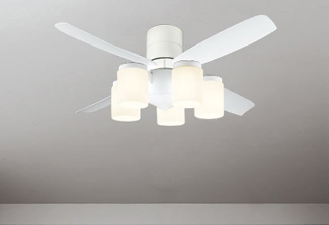 WF491 + WF493LD / WF493ND ODELIC(オーデリック)製シーリングファンライト【生産終了品】