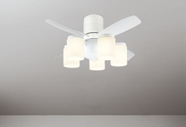 WF498 + WF493LD / WF493ND ODELIC(オーデリック)製シーリングファンライト【生産終了品】