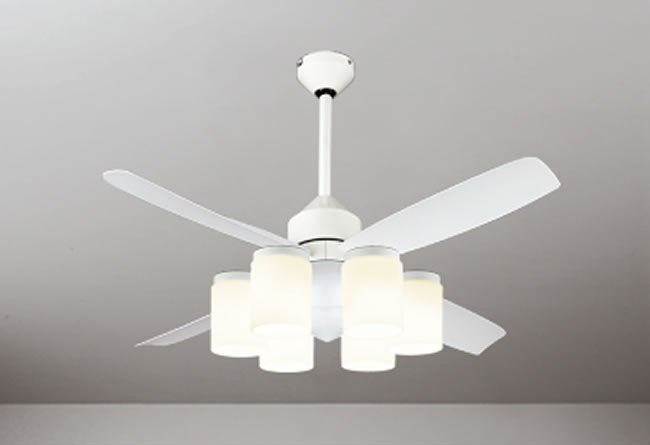 WF492 + WF494LD / WF494ND + WF591 ODELIC(オーデリック)製シーリングファンライト【生産終了品】